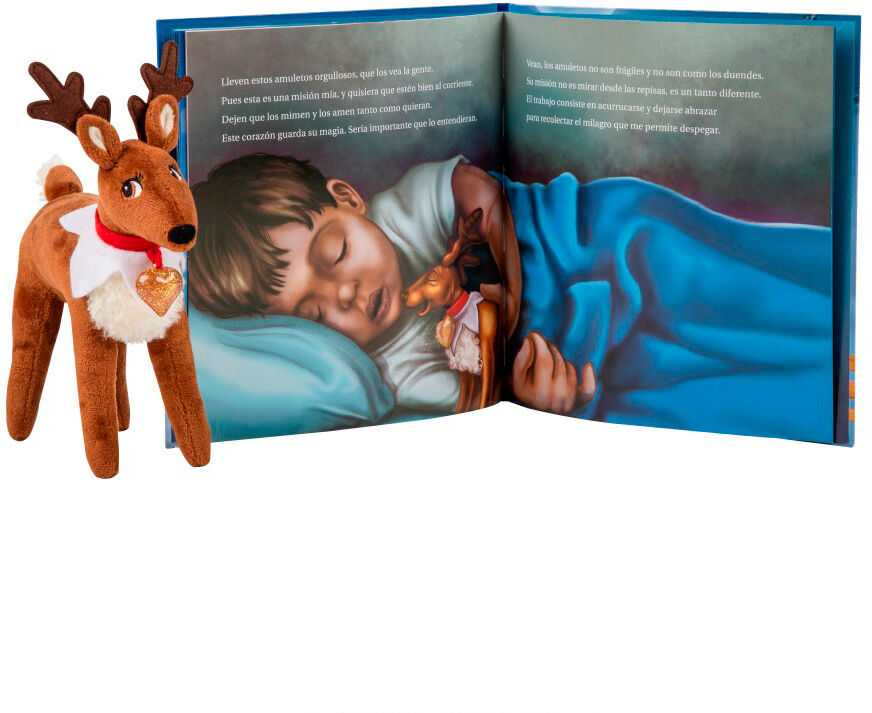 CEFA TOYS Spanish Elf Pets Story + plush toy Reindeer set