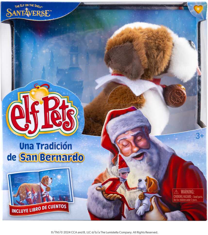 CEFA TOYS Spanish Elf Pets Story + plush toy Bernard dog set