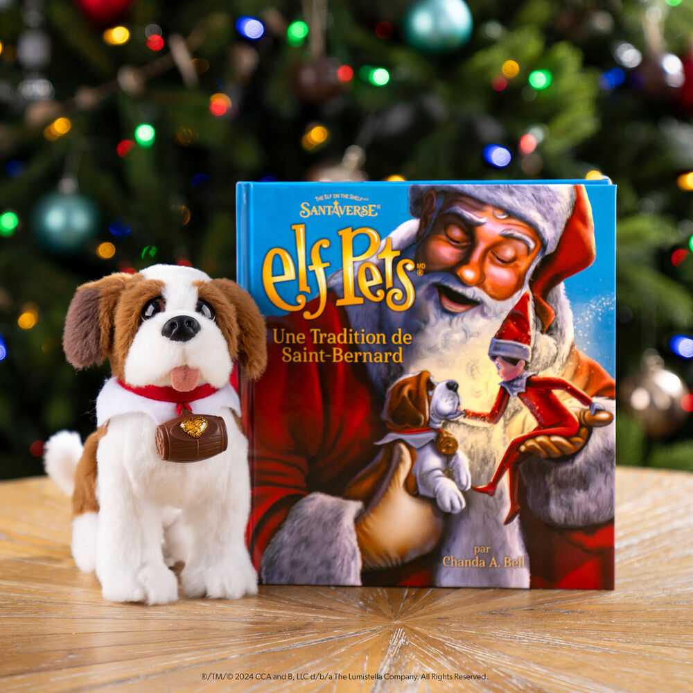 CEFA TOYS Spanish Elf Pets Story + plush toy Bernard dog set