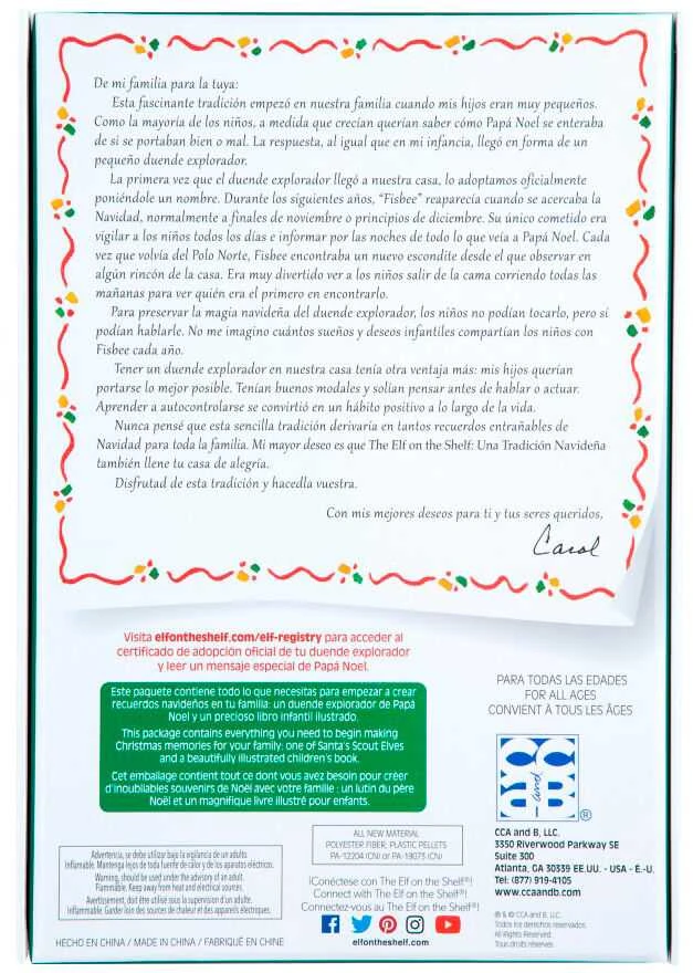 CEFA TOYS Spanish The Elf On the Shelf Story + Doll set