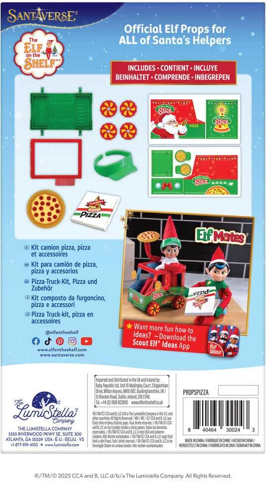 CEFA TOYS The Elf On the Shelf Pizza delivery accessories