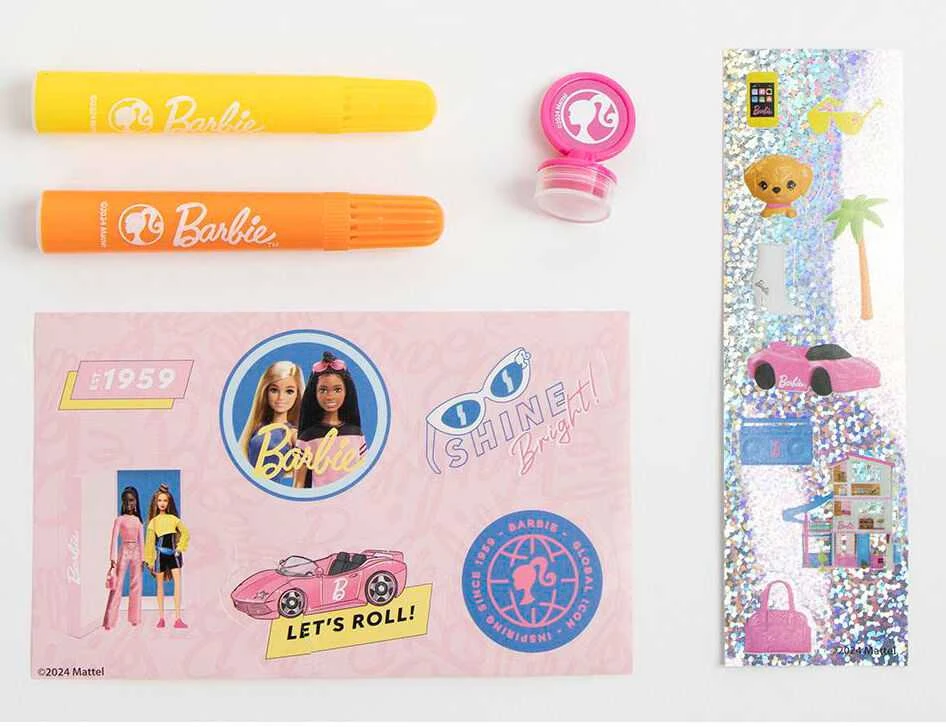 CERDÁ Barbie colouring stationery set