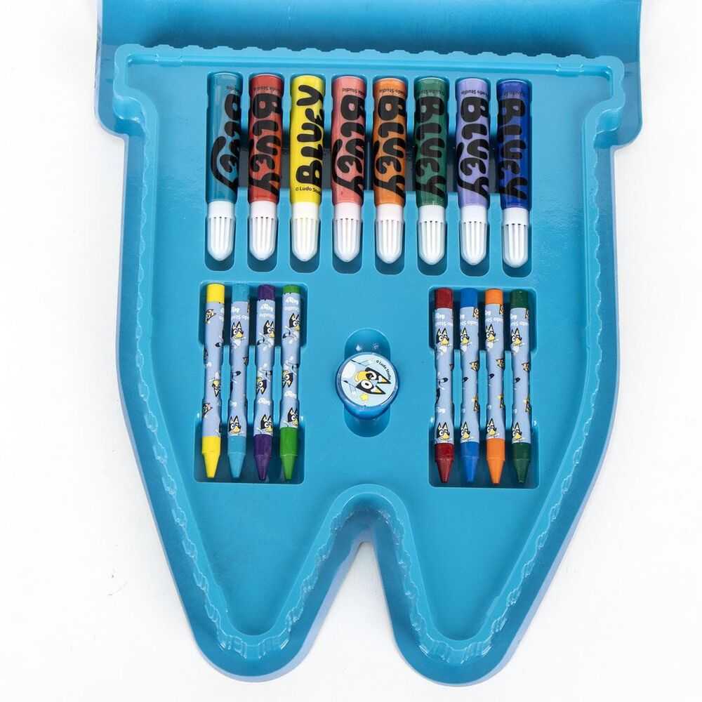 CERDÁ Bluey Colouring stationery set