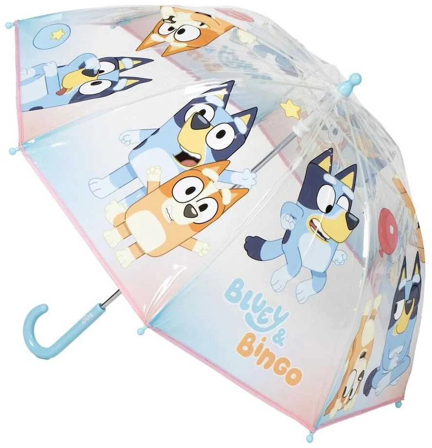 Bluey vaikiškas skaidrus skėtis kupolas
