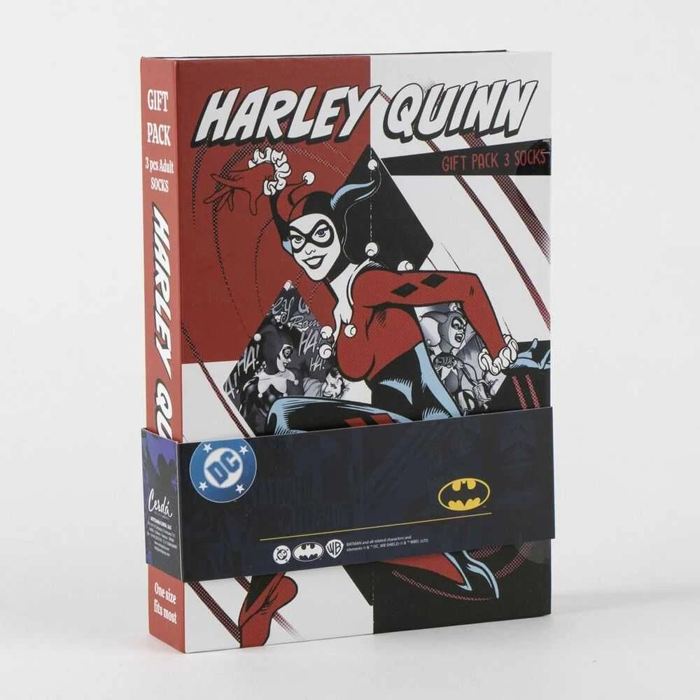 CERDÁ DC Comics Harley Quinn 3 suaugusiųjų kojinių rinkinys