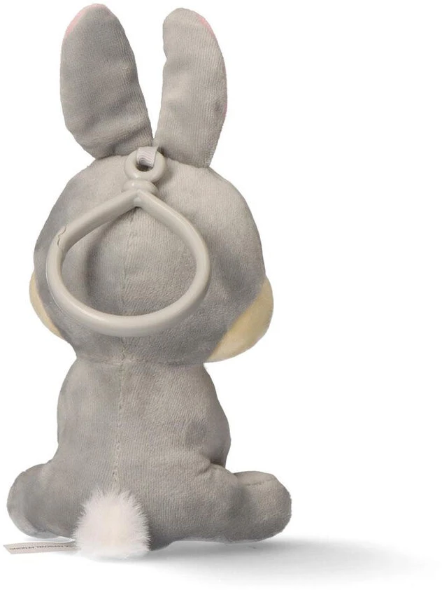 CERDÁ Disney Bambi Thumper 3D pliušinė figūrėlė su kabliuku, krepšio dekoracija 13 cm