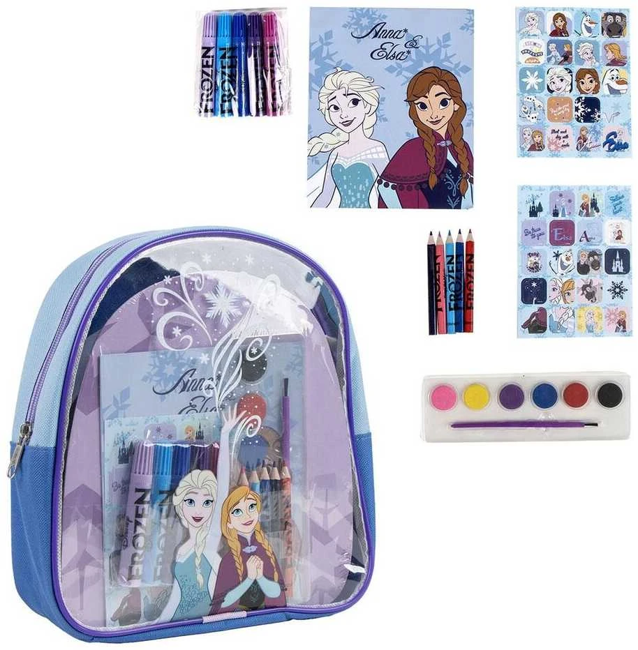 CERDÁ Disney Frozen backpack stationery set