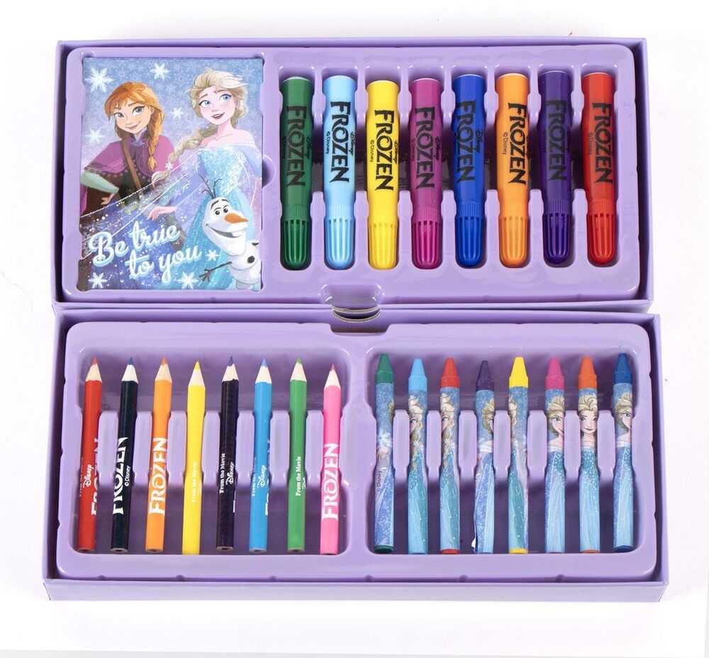 CERDÁ Disney Frozen colouring stationery case
