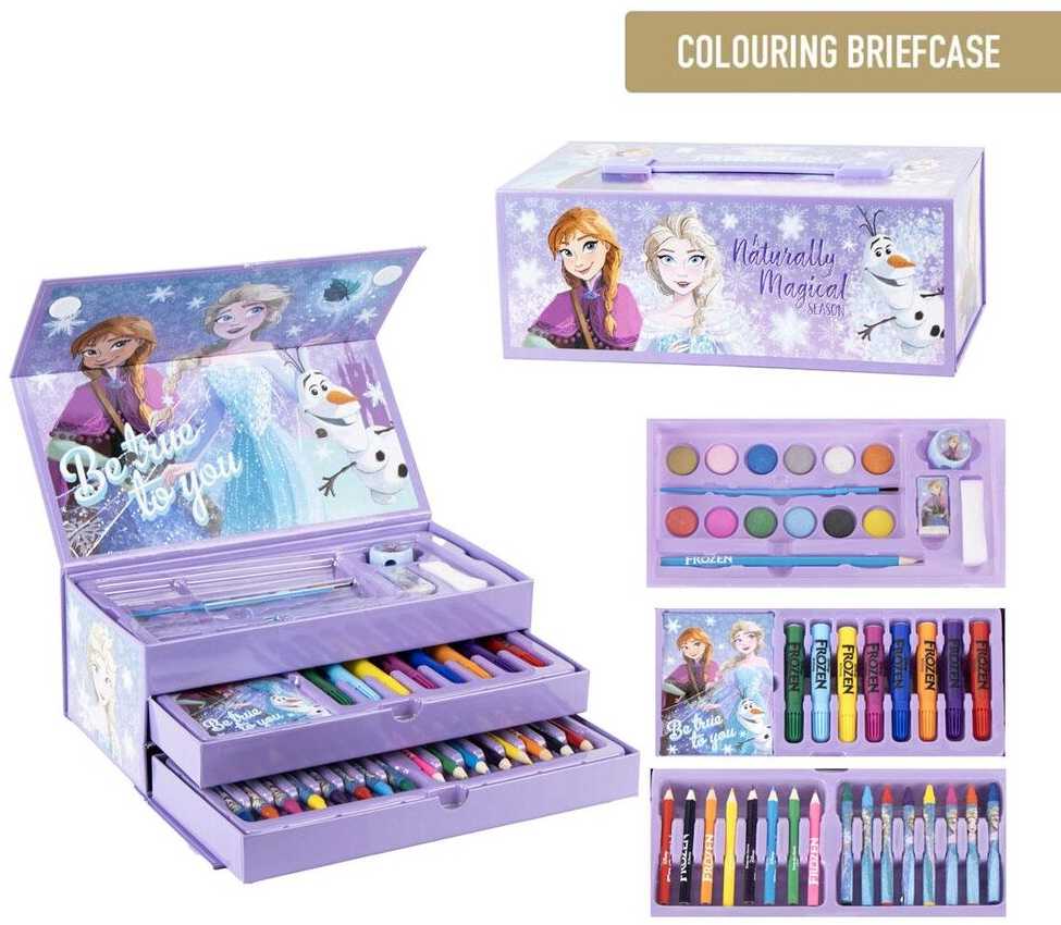 CERDÁ Disney Frozen colouring stationery case