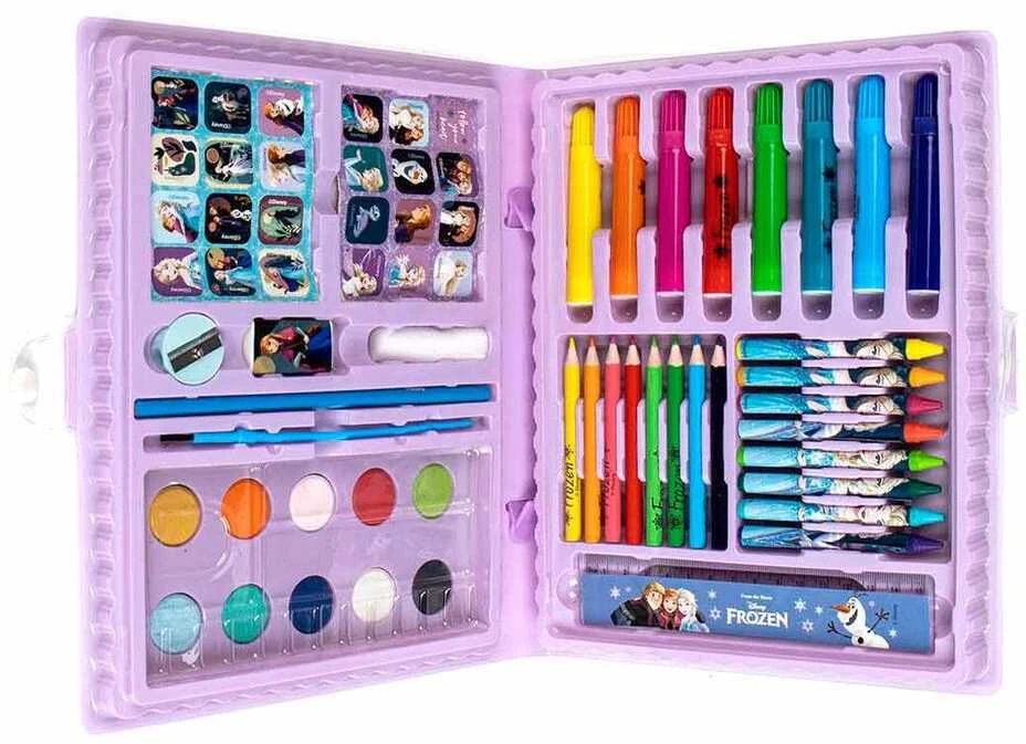 CERDÁ Disney Frozen colouring stationery set 52pcs