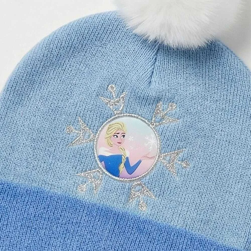 CERDÁ Disney Ledo šalis žieminis komplektas kepuraitė su pirštinėmis