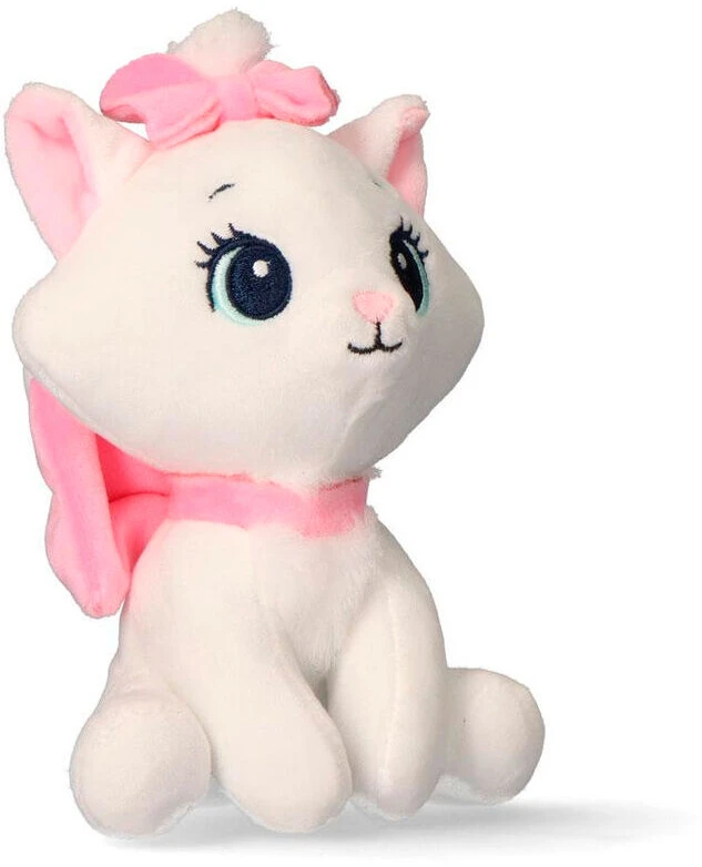 CERDÁ Disney Marie balta 3D pliušinė figūrėlė su pakaba, krepšio dekoracija 13 cm