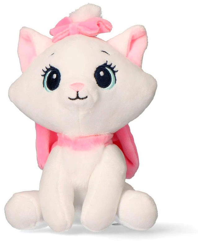 CERDÁ Disney Marie balta 3D pliušinė figūrėlė su pakaba, krepšio dekoracija 13 cm