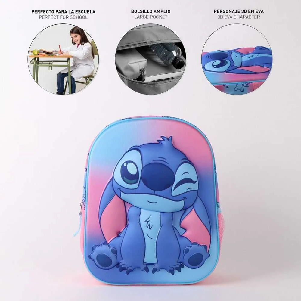 CERDÁ Disney Stitch 3D backpack 30cm