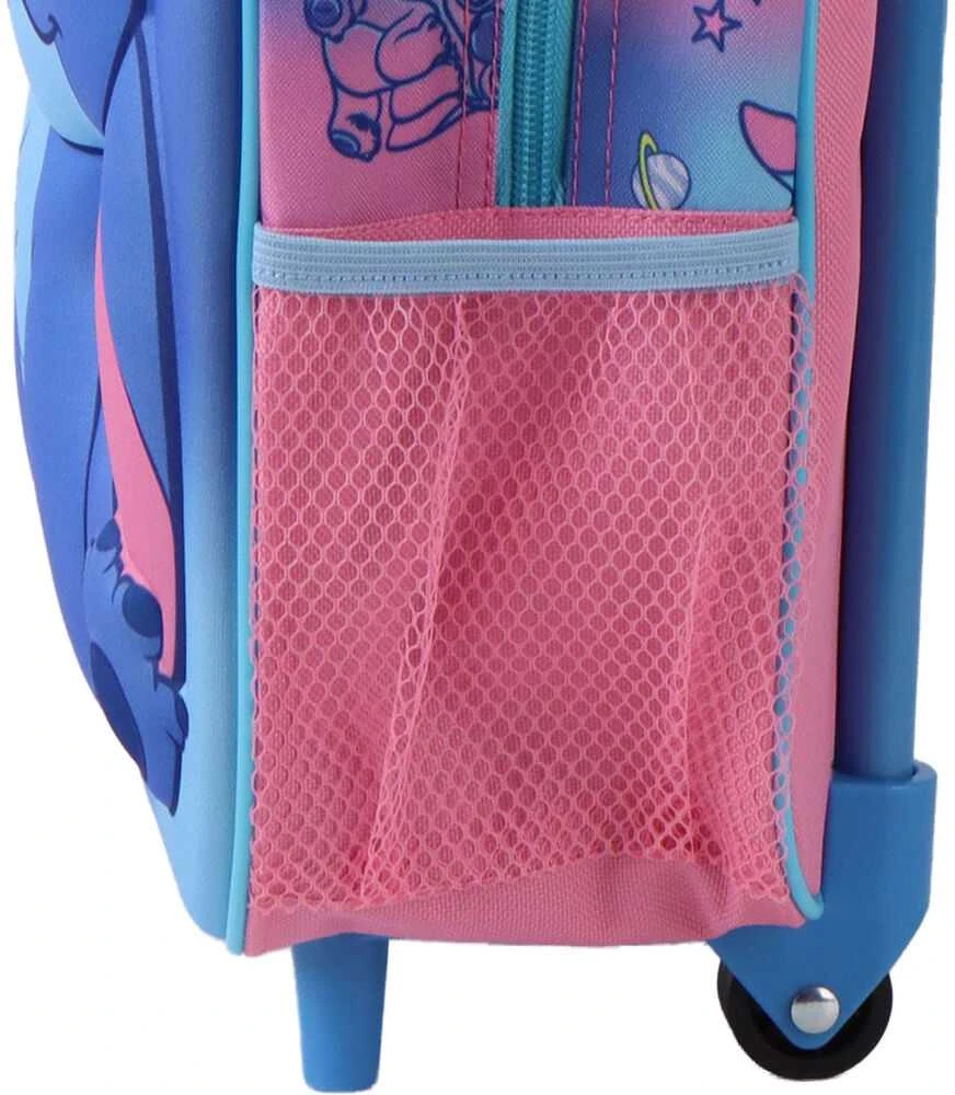 Stitch lagaminas vaikams – šoninė kišenė ir detalės