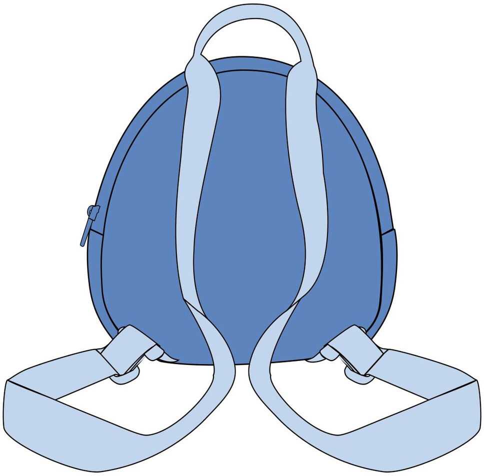 CERDÁ Disney Stitch backpack 20cm