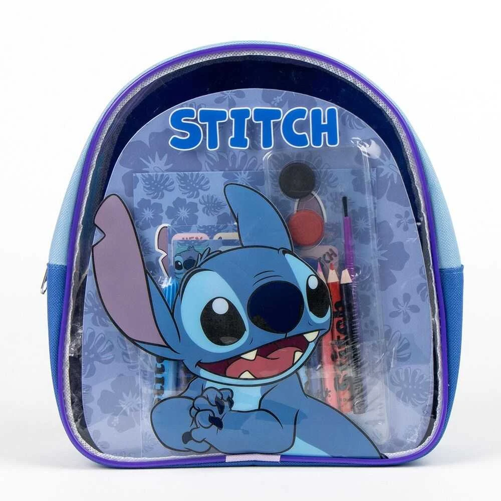 CERDÁ Disney Stitch backpack stationery set