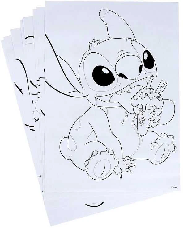 CERDÁ Disney Stitch colouring stationery set