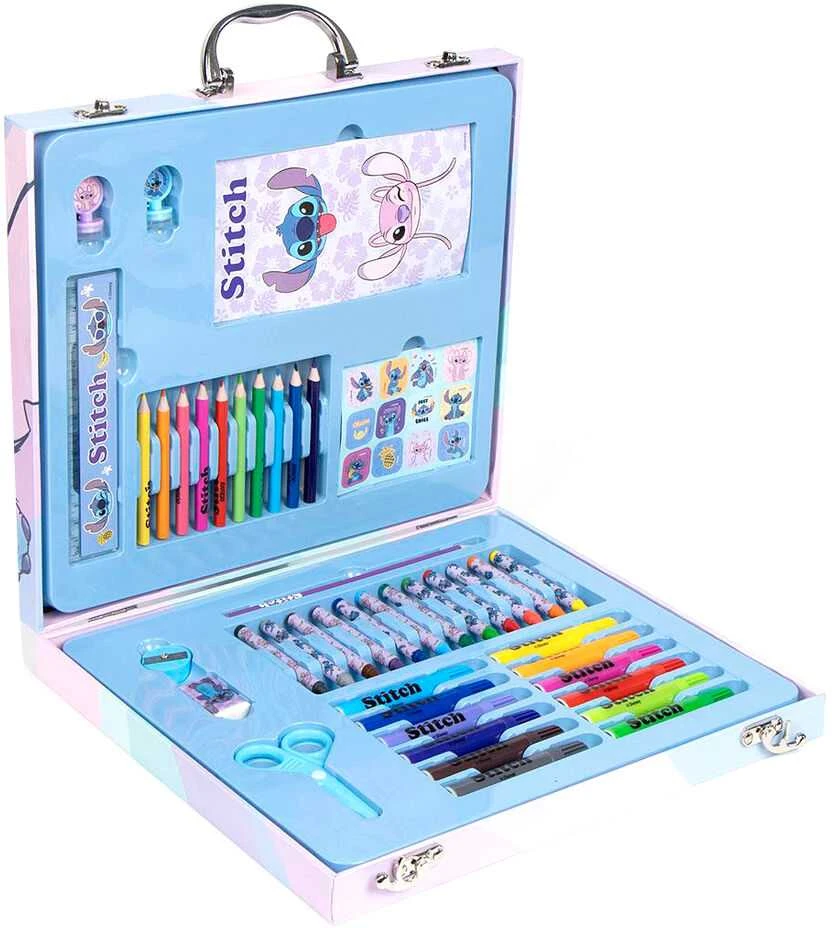 CERDÁ Disney Stitch colouring stationery case