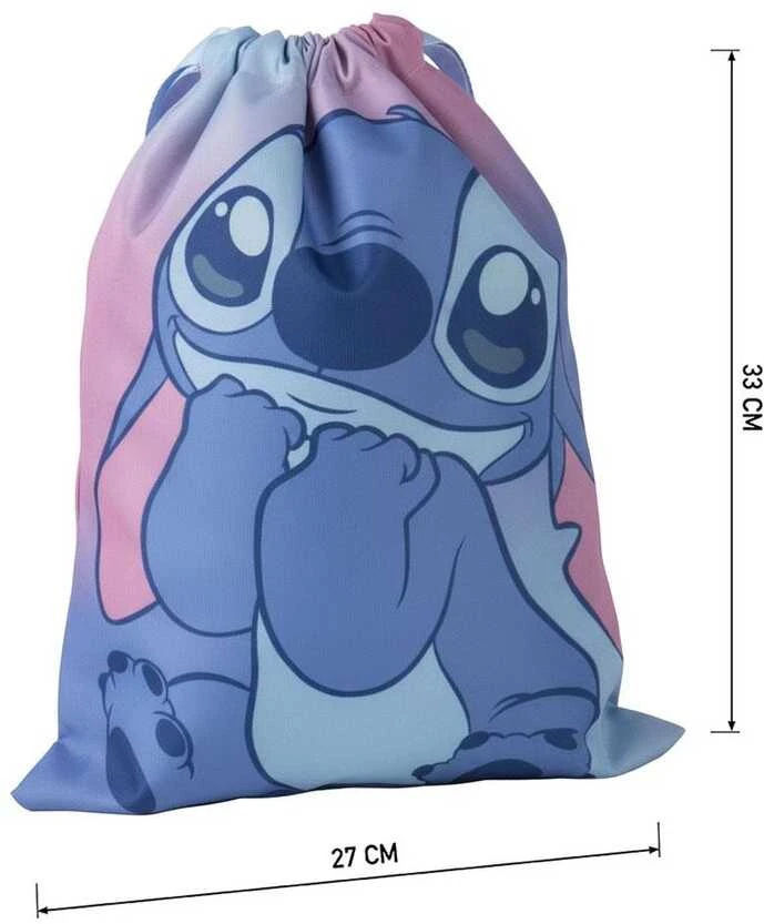 CERDÁ Disney Stitch gym bag 33cm