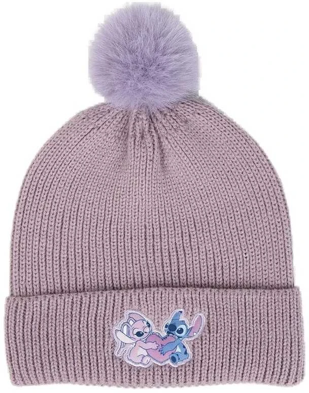 Stitch megzta kepurė su bumbulu