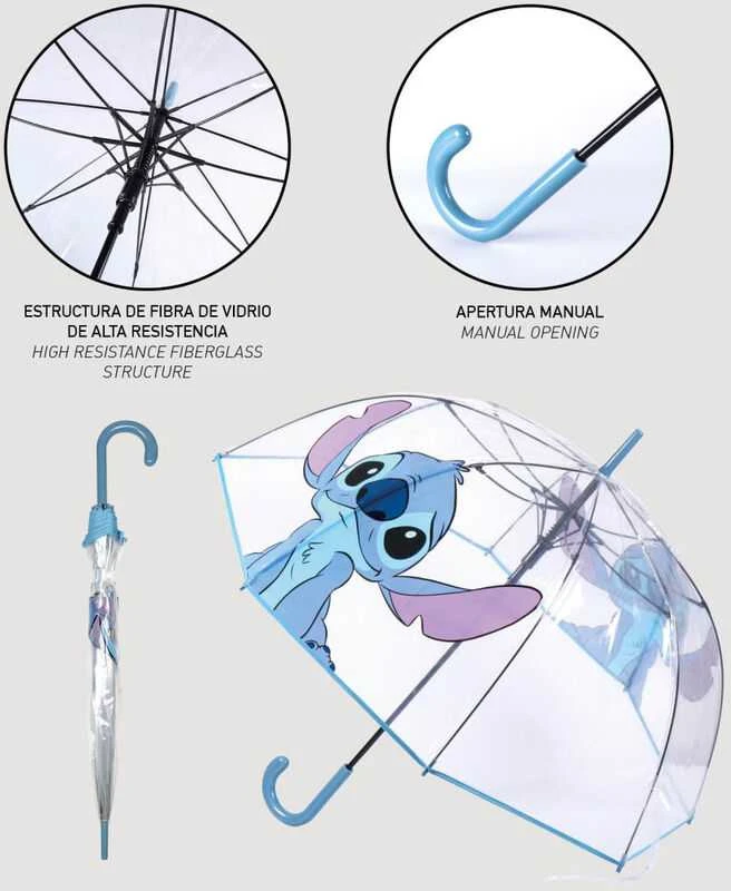 Distrineo Sas Skėtis Stitch Mėlyna PoE (Ø 89 cm)