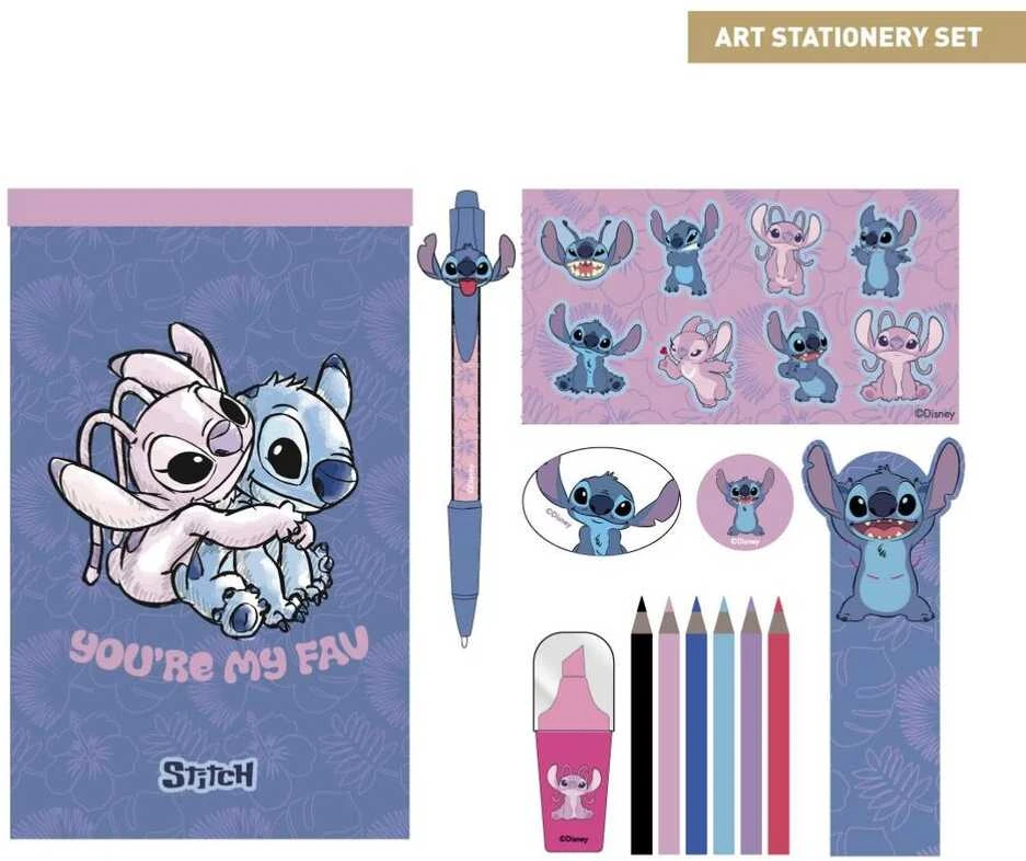 Distrineo Sas CERDÁ Disney Stitch kanceliarinių prekių rinkinys