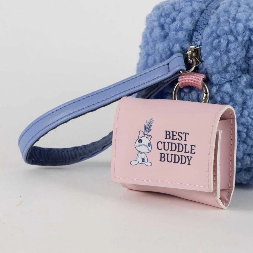Stitch krepšelis su rožiniu pakabuku