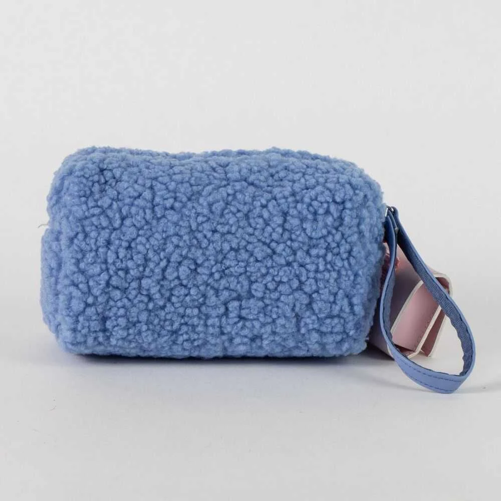 Pūkuota Stitch kosmetinė su kilpa