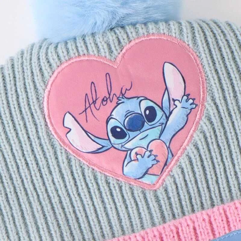 CERDÁ Disney Stitch žieminis komplektas su kepure ir pirštinėmis