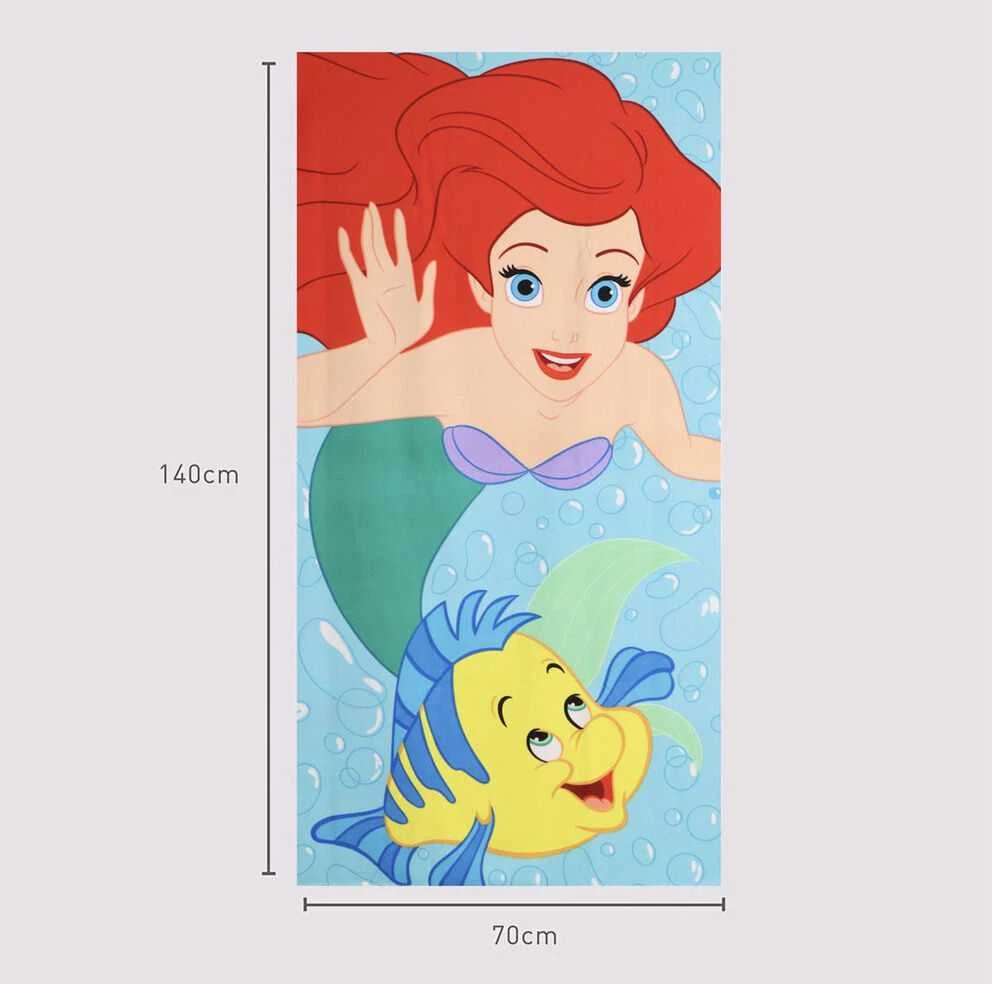 CERDÁ Disney The Little Mermaid Ariel microfibre beach towel