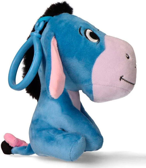CERDÁ Disney Mikės Pūkuotuko Eeyore 3D pliušinė figūrėlė su pakabuku, krepšio pakabuku 13 cm