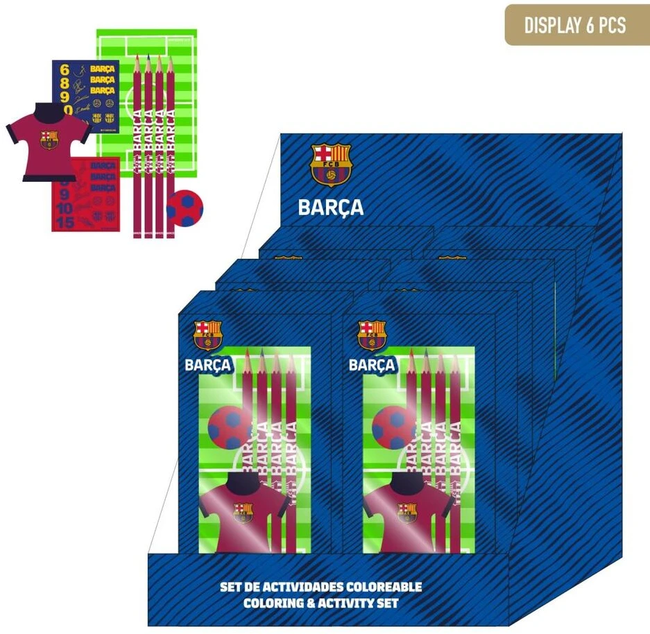 CERDÁ F.C. Barcelona Colouring stationery set