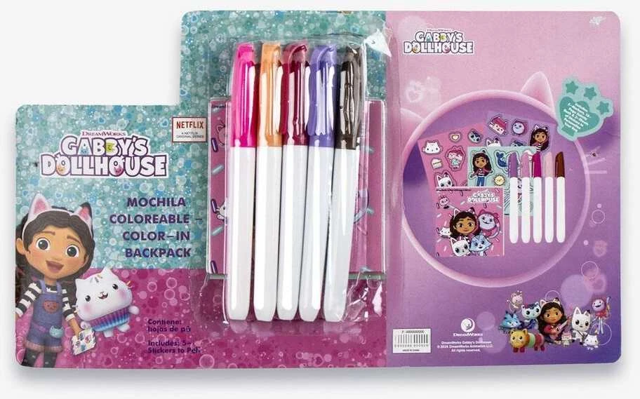 Gabby's Dollhouse CERDÁ Gabbys Doll House Diy backpack set
