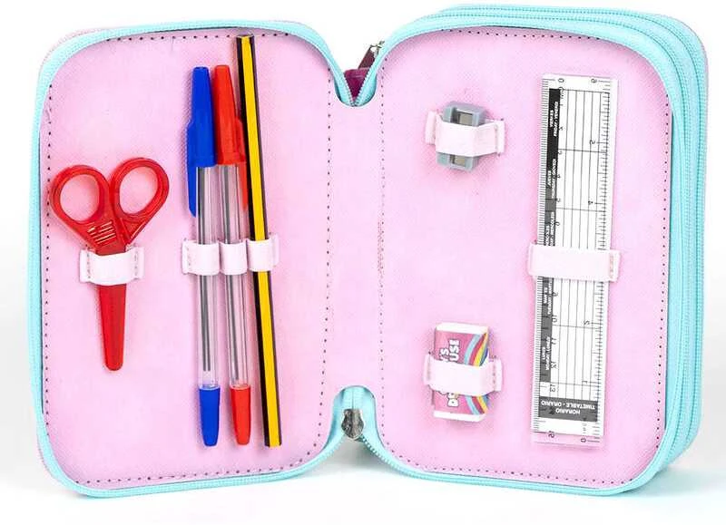 CERDÁ Gabbys Doll triple pencil case