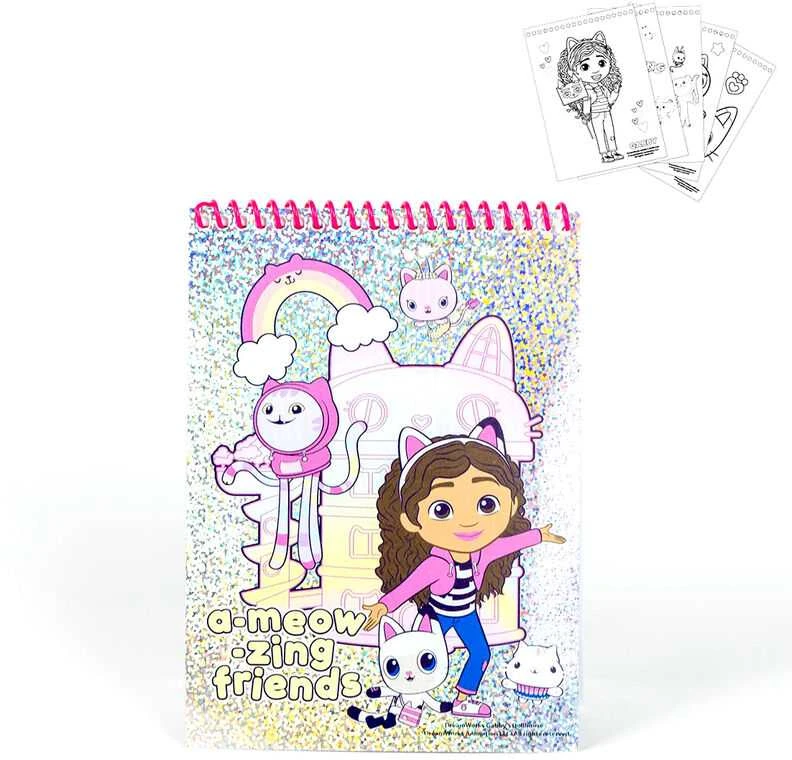 CERDÁ Gabbys Dollhouse colouring stationery set