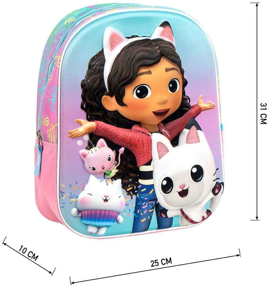 Gabby's Dollhouse CERDÁ Gabbys Dolls House 3D backpack 31cm