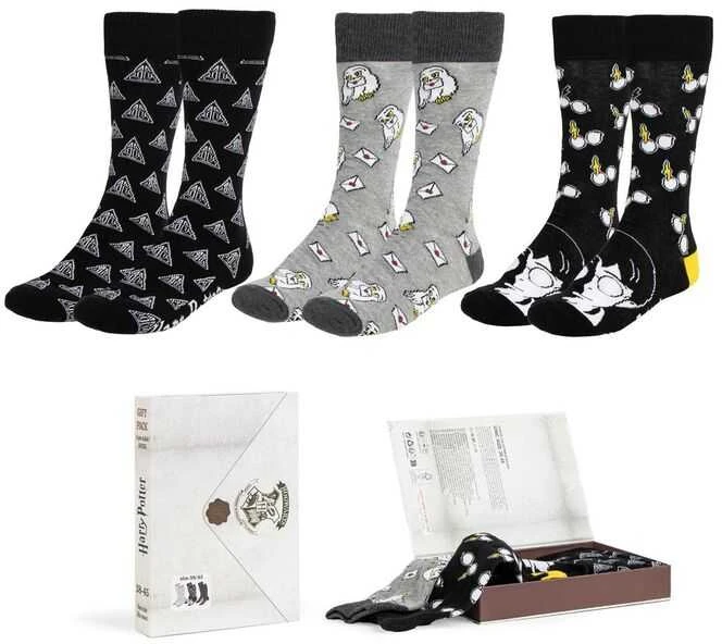 CERDÁ Harry Potter pack 3 adult socks