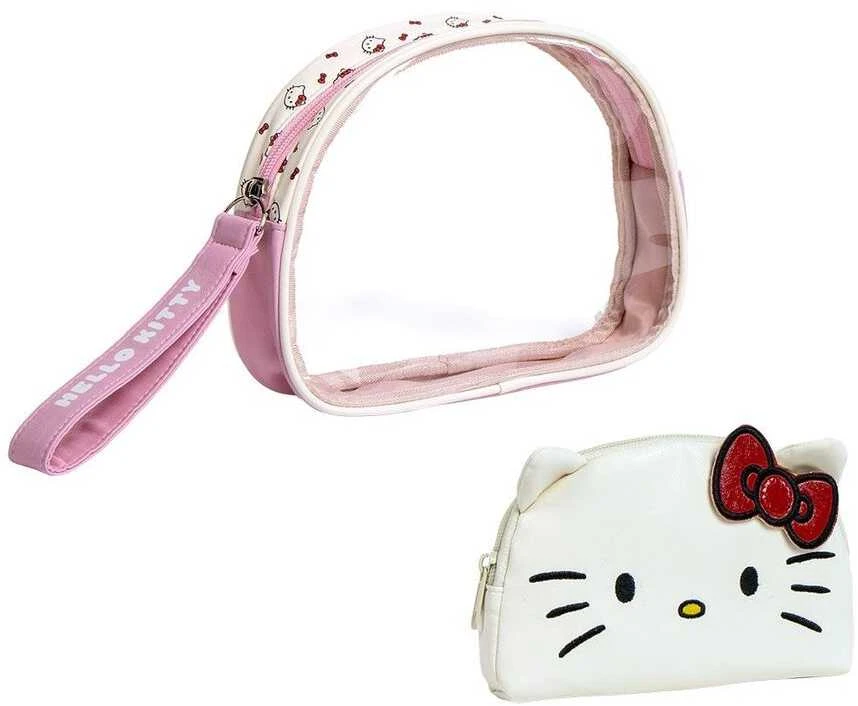 Hello Kitty kosmetinių rinkinys su skaidria dalimi