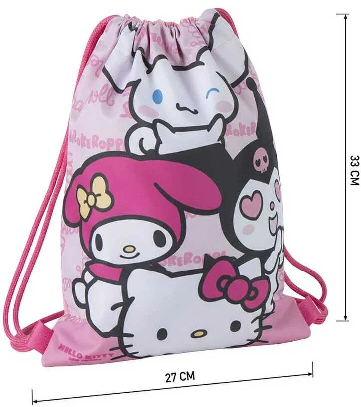 CERDÁ Hello Kitty and Friends gym bag 33cm