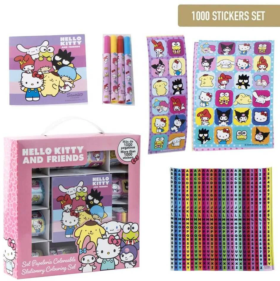 CERDÁ Hello Kitty and Friends set stickers 1000pcs