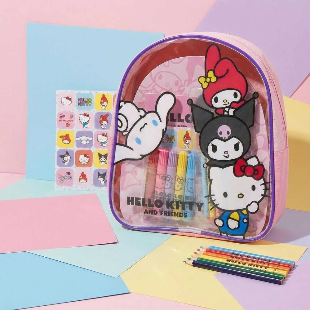 CERDÁ Hello Kitty and Friends backpack stationery set