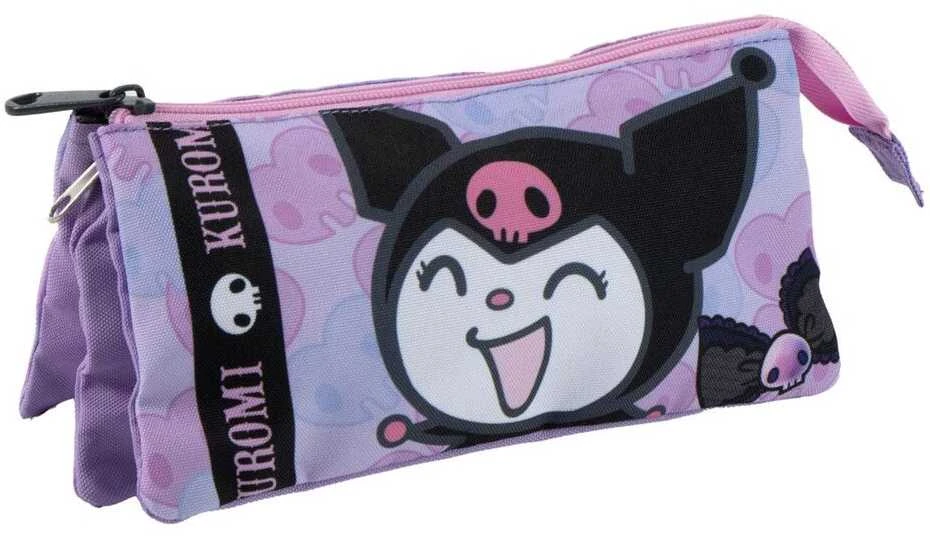 CERDÁ Hello Kitty Kuromi triple pencil case