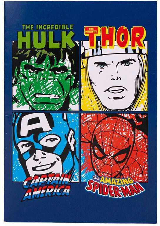 CERDÁ Avengers Raštinė Rinkinys 21.5x32 cm su Spalvinimo Lapais