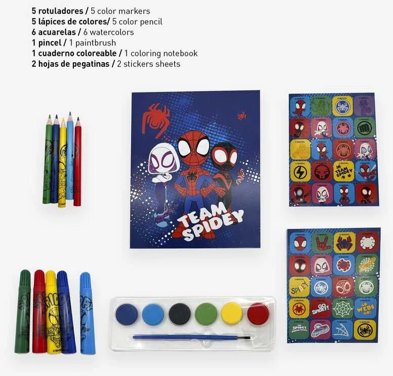 CERDÁ Marvel Spidey backpack stationery set