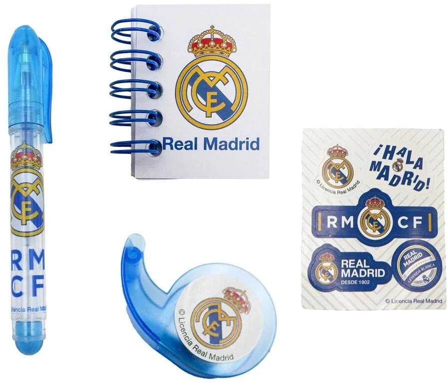CERDÁ Real Madrid Stationery mini backpack set