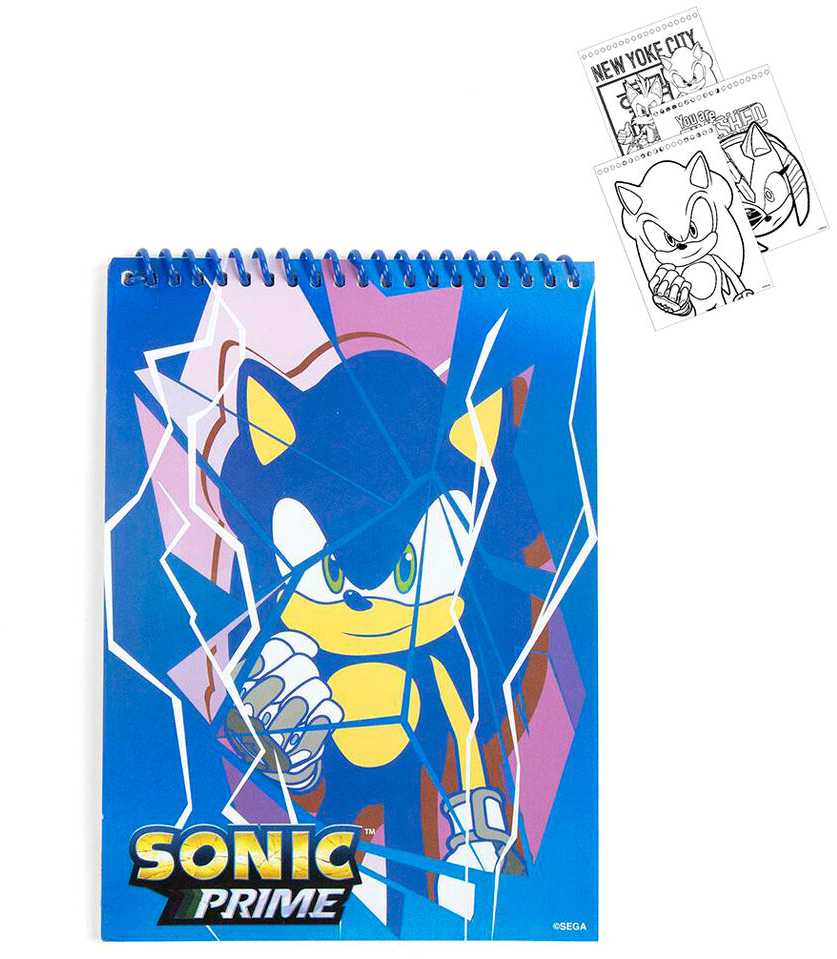 CERDÁ Sonic Prime colouring stationery set