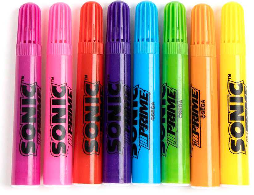 CERDÁ Sonic Prime colouring stationery set
