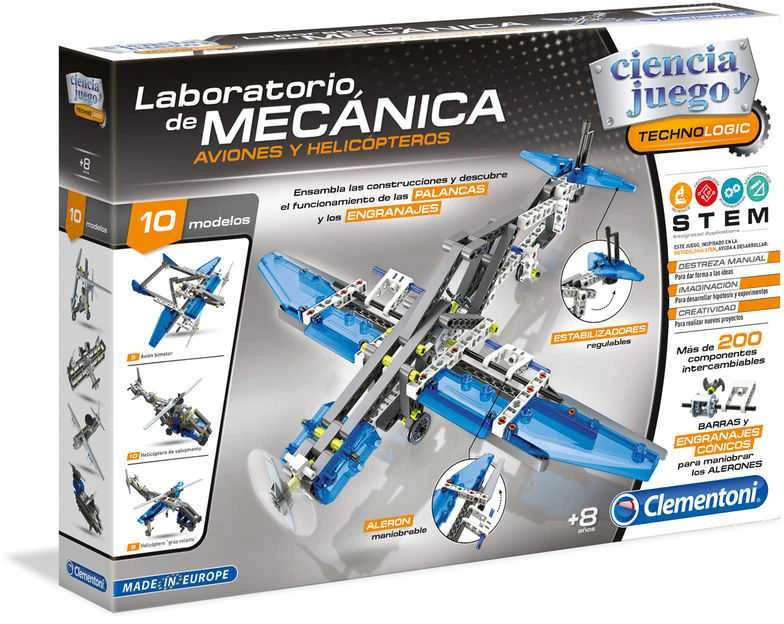 Clementoni Aircraft and Helicopters Mechanical Laboratory