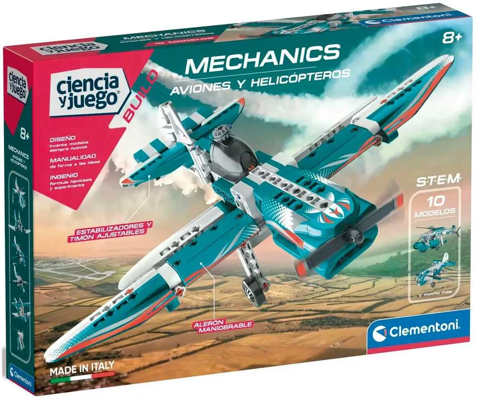 Clementoni Aircraft and Helicopters Mechanical Laboratory